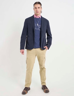 Pantalón slim Scotta de algodón para hombre