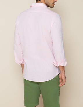 Camisa casual Scotta de algodón manga larga para hombre