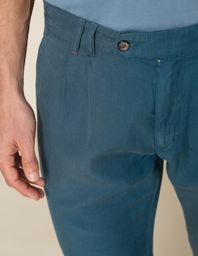 Pantalón recto Scotta de algodón para hombre