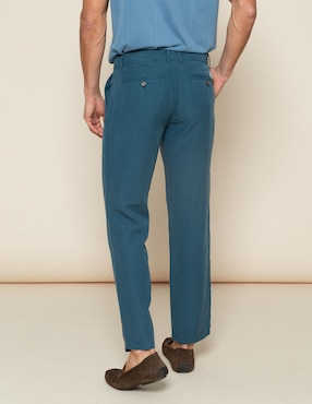 Pantalón recto Scotta de algodón para hombre