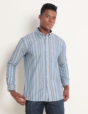 Camisa Casual Ben Sherman De Algodón Manga Larga Para Hombre