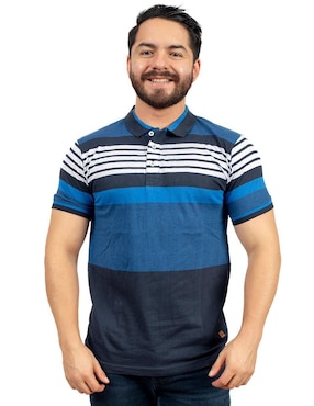 Playera Tipo Polo Gravity Para Hombre