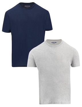 Set Playera Indicum Denim Cuello Redondo Para Hombre