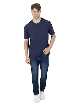 Set playera Indicum Denim cuello redondo para hombre