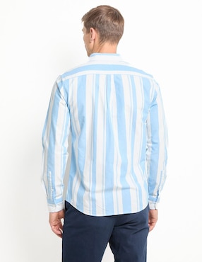 Camisa casual Elemento Uomo de algodón manga larga para hombre