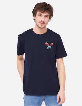 Playera Blue Banana Cuello Redondo Unisex