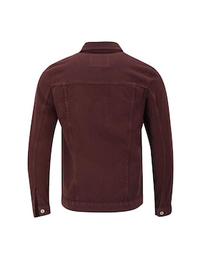 Chamarra Indicum Denim de mezclilla con bolsillos para hombre