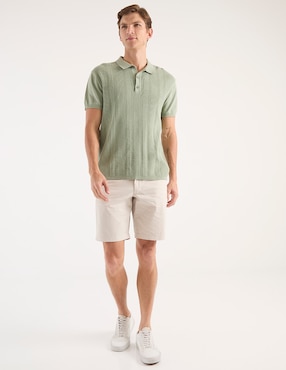Bermuda Elemento Uomo de algodón para hombre