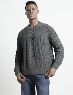 Suéter Abercrombie & Fitch Cuello Redondo Para Hombre