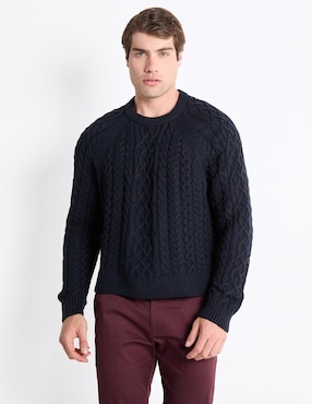 Suéter Abercrombie & Fitch Cuello Redondo Para Hombre