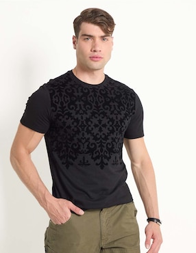 Playera GUESS Cuello Redondo Para Hombre