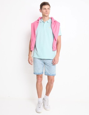 Playera tipo polo El Pulpo para hombre