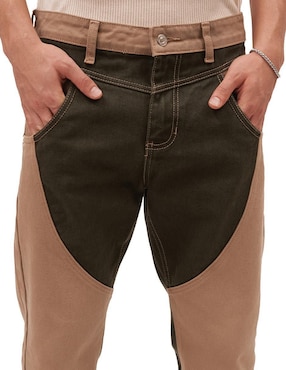 Jeans slim Mchk 8068 lavado bitono para hombre