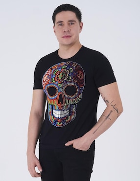 Playera Ay Güey Guerrero Cuello Redondo Para Hombre