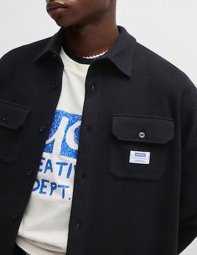 Camisa casual HUGO BLUE de algodón manga larga para hombre