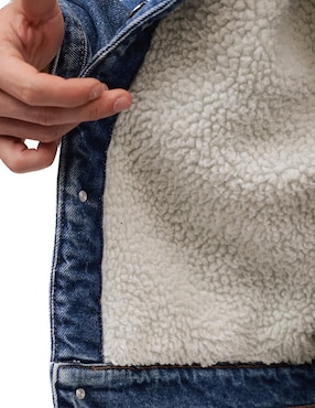 Chamarra cazadora Mchk de mezclilla con bolsillos
para hombre