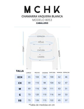 Chamarra cazadora Mchk de mezclilla con bolsillos para hombre