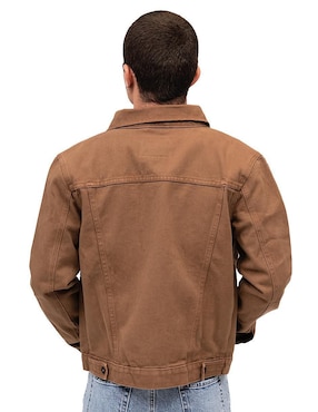Chamarra cazadora Mchk de mezclilla con bolsillos para hombre