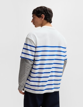 Playera HUGO BLUE cuello redondo para hombre