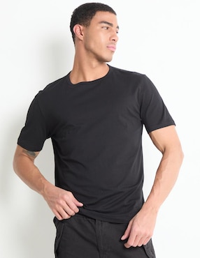 Playera Hugo Blue cuello redondo para hombre