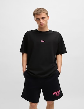 Playera HUGO BLUE cuello redondo para hombre