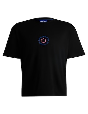 Playera Hugo Blue S25 cuello redondo para hombre