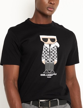 Playera Karl Lagerfeld Paris cuello redondo para hombre