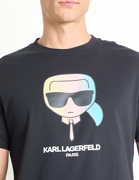Playera Karl Lagerfeld Paris cuello redondo para hombre