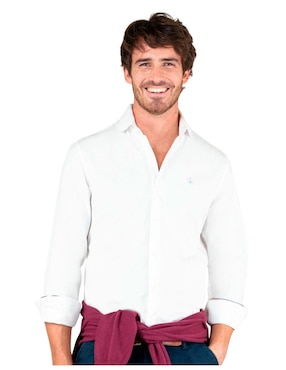 Camisa Casual El Ganso De Algodón Manga Larga Para Hombre