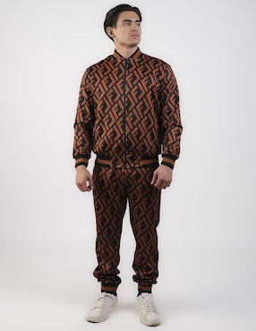 Conjunto deportivo regular Moderno con elástico para hombre