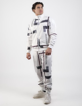 Conjunto deportivo regular Moderno con elástico para hombre