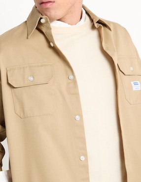 Sobrecamisa casual HUGO BLUE de algodón manga larga para hombre