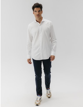 Camisa casual El Pulpo manga larga para hombre
