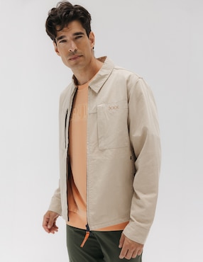Chamarra casual El Pulpo con bolsillos para hombre