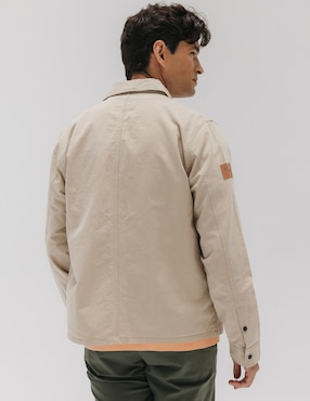 Chamarra casual El Pulpo con bolsillos para hombre