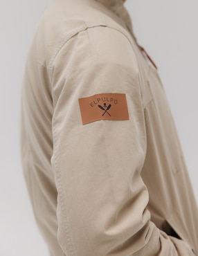 Chamarra casual El Pulpo con bolsillos para hombre