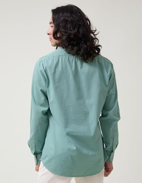 Camisa casual Altonadock manga larga para hombre