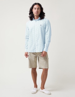Camisa casual Altonadock manga larga para hombre