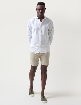 Camisa casual Altonadock de algodón manga larga para hombre