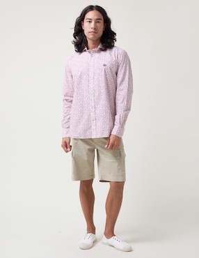 Camisa casual Altonadock manga larga para hombre
