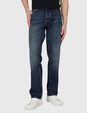 Jeans Slim Tommy Jeans Lavado Medio Para Hombre