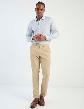 Camisa casual Elemento Uomo de algodón manga larga para hombre
