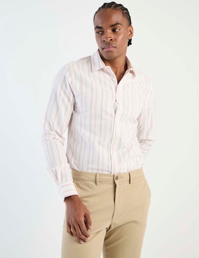 Camisa casual Elemento Uomo de algodón manga larga para hombre