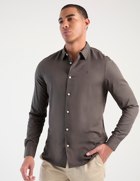 Camisa casual Elemento Uomo manga larga para hombre