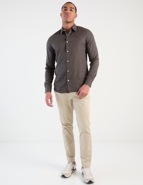 Camisa casual Elemento Uomo manga larga para hombre