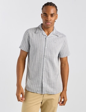 Camisa casual Elemento Uomo de algodón manga corta para hombre