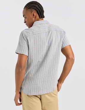 Camisa casual Elemento Uomo de algodón manga corta para hombre