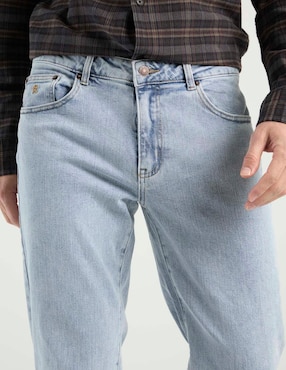 Jeans straight Elemento Uomo lavado claro para hombre