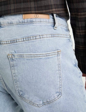 Jeans straight Elemento Uomo lavado claro para hombre