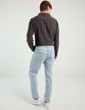 Jeans straight Elemento Uomo lavado claro para hombre